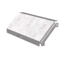 Угол вертикальный внешний 90 градусов с крышкой Стандарт 600х50   PR16.0589  Промрукав