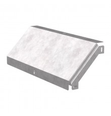 Угол вертикальный внешний 90 градусов с крышкой Стандарт 600х50   PR16.0589  Промрукав