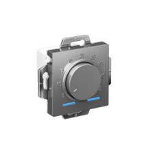 AtlasDesign Термостат электронный теплого пола с датчиком, 10A, механизм, Сталь  ATN000935  SE