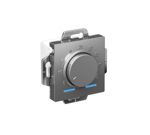 AtlasDesign Термостат электронный теплого пола с датчиком, 10A, механизм, Сталь  ATN000935  SE