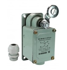 ВК-300-БР-11-67У2-31, рычаг с роликом, с сальником, ход вправо, самовозврат, ступень 3- 61мм, IP67, выключатель концевой  ET502347  Электротехник