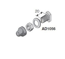 Комплект соединительный под кабельный наконечник м8, L=20 (12шт)  AD1056  ABB
