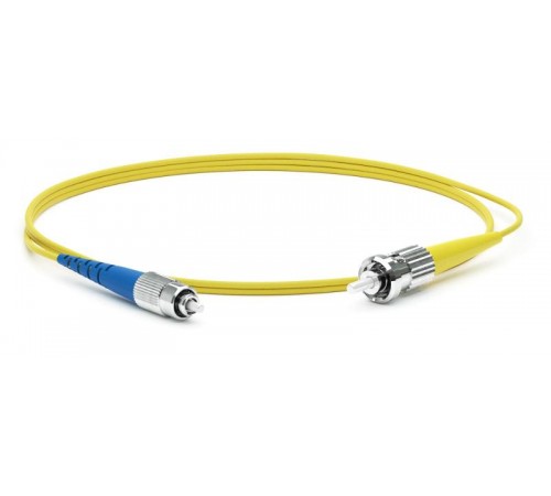 Патч-корд FC-S2-9-FC/UR-ST/UR-H-30M-LSZH-YLвол.-оптич.(шнур) SM 9/125 (OS2),FC/UPC-ST/UPC,2.0мм,simplex,LSZH,30м  247462  Hyperline