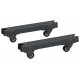 ITK LINEA S Компл. роликов для шкафа шир. 600мм чер.  LS-SRS05-600  ITK
