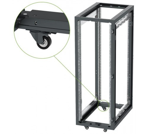 ITK LINEA S Компл. роликов для шкафа шир. 600мм сер.  LS-SRS35-600  ITK