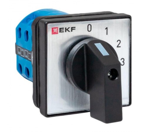 Переключатель кулачковый ПК-1-121 10А 1P "0-1-2-3" IP65  pk-1-121-10-65  EKF