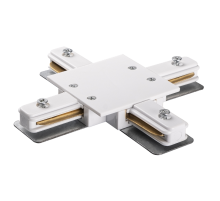 Коннектор для встраиваемого шинопровода белый X -образный PTR/R CX-WH  .5031951  Jazzway