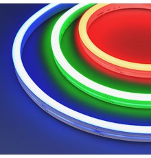 Светодиодная лента герметичная MOONLIGHT-SIDE-GM192-12x17mm 24V RGBW-Warm (14.4 W/m, IP67, 5m, wire x2) (Arlight, Вывод кабеля боковой)  042748  Arl