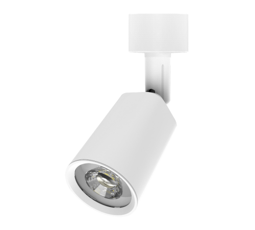 Светильник светодиодный трековый цилиндр 8W 600lm 4000K 180-220V IP20 59*164мм белый линза 50  TR089  Gauss