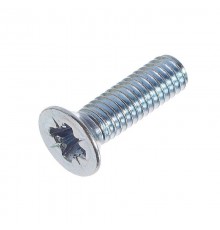 Винт DIN965 с потайной головкой оцинк. М6х20 (100 шт) - коробка с ок. ( 0,457 кг)  105241  Tech-KREP