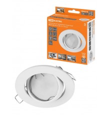 Светильник встраиваемый поворотный СВ 01-05 MR16 50Вт G5.3 белый  SQ0359-0062  TDM