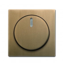 Плата центральная (накладка) с ручкой и лампой для светорег., серия Династия, Латунь античная  6599-0-3022   2CKA006599A3022  ABB