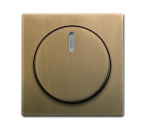 Плата центральная (накладка) с ручкой и лампой для светорег., серия Династия, Латунь античная  6599-0-3022   2CKA006599A3022  ABB