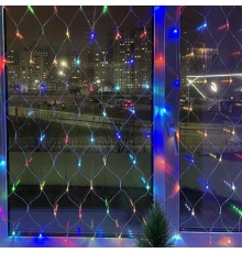 Гирлянда светодиодная  Сеть 1,8 м*1,5 м RGB 8 режимов,  ENIS-01R ,  220V, IP20 (60/720)  Б0041902  ЭРА