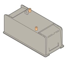 Кожух CPT-5 для блоков напряжения, без перемычек, монтаж на плат у, пломбировка  1SNA166930R2600  TE