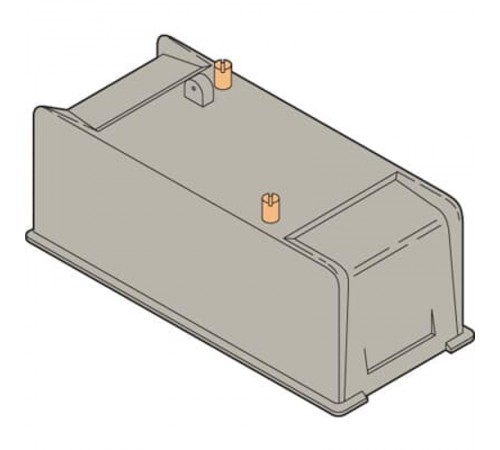 Кожух CPT-5 для блоков напряжения, без перемычек, монтаж на плат у, пломбировка  1SNA166930R2600  TE