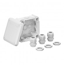 Коробка распределительная T60, 114x114x57 мм мм, IP67 + 3 сальника (T 60 M25 NL)  2007922  OBO Bettermann