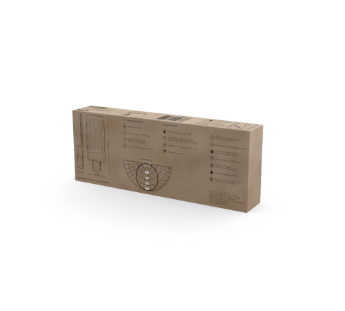 Светильник светодиодный консольный Avenue 100W 10000lm 5000K IP65 420*160*57  190-250V КСС "Д"  629536300  Gauss