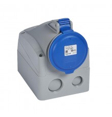 Розетка накладная - P17 Tempra Pro - IP 44 - 200/250 В~ - 32 A - 3К+Н+З  555256  Legrand