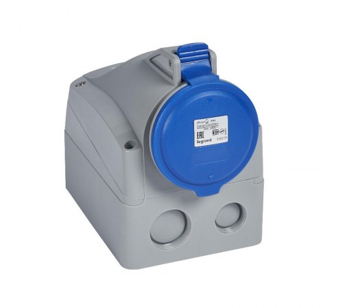 Розетка накладная - P17 Tempra Pro - IP 44 - 200/250 В~ - 32 A - 3К+Н+З  555256  Legrand