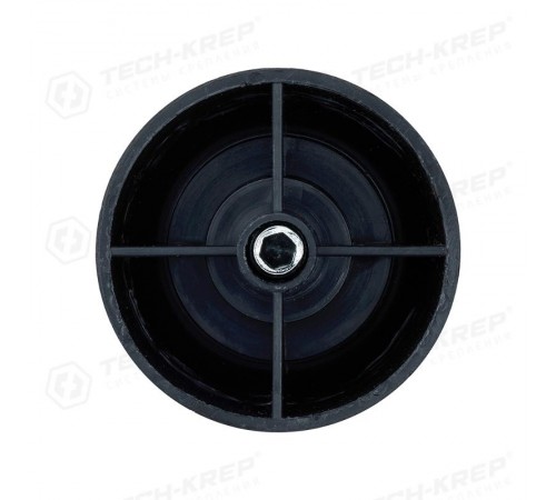 Опора пластик, регулир, D50х27 мм, черная - пакет   129981  Tech-KREP