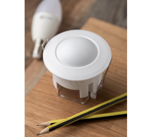 Датчик движения микроволновый белый 1200Вт 360гр. до 8м IP20 MW-701 PROxima  dd-mw-701  EKF