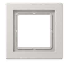 Рамка для вертикальной и горизонтальной установки, 1 пост; дюропласт; светло-серый; LSDesign  LSD981LG  Jung