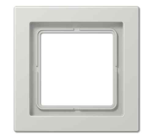 Рамка для вертикальной и горизонтальной установки, 1 пост; дюропласт; светло-серый; LSDesign  LSD981LG  Jung