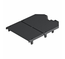 Накладка монтажной коробки UT3/4 глухая 104x76 мм (полиамид,черный) (UT34 P0)  7408745  OBO Bettermann