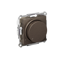 AtlasDesign Мокко Светорегулятор (диммер) поворотно-нажимной LED RC 400Вт механизм  ATN000623  SE