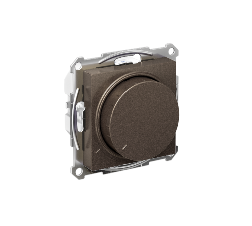 AtlasDesign Мокко Светорегулятор (диммер) поворотно-нажимной LED RC 400Вт механизм  ATN000623  SE