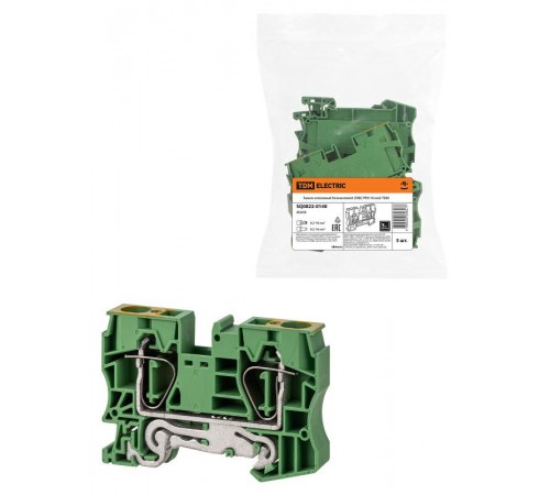 Зажим клеммный безвинтовой (ЗКБ) PEN 10мм2  SQ0822-0140  TDM