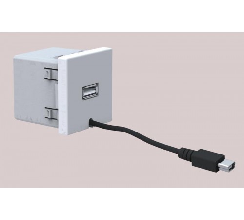 Simon Connect Зарядное устройство USB, К45, кабель micro-USB, Uпост = 5 В, белый  K126A-9  Simon