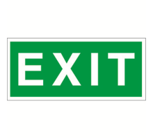 Знак безопасности BL-3015.E25"EXIT"  a12956  Белый свет