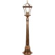 Светильник декоративный уличный PL626 60W 230V E27 205*180*1050мм черное золото (столбик)  11619  Feron