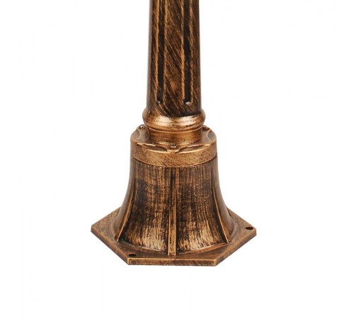 Светильник декоративный уличный PL626 60W 230V E27 205*180*1050мм черное золото (столбик)  11619  Feron