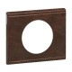 Celiane Коричневая текстурная кожа Рамка 1-я (2 мод)  069401  Legrand