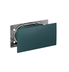 AtlasDesign Изумруд Розетка 2-ая с заземлением, со шторками, с крышкой, 16А, (в сборе с рамкой)  ATN000828  SE