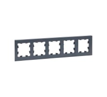 5 - местная рамка, графит, пластик Эпика  UP1-FPG-05 EKF