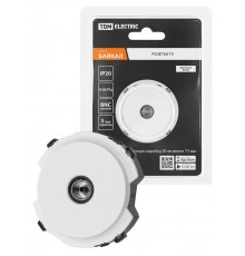 Розетка TV оконечная белая, "Байкал"   SQ1819-0011  TDM