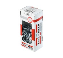 Саморез КР св. 4,8х35 RAL-9003 (ярко-белый) (60 шт) - коробка ( 0,354 кг)  124645  Tech-KREP