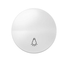 Simon 88 Клавиша для выключателя одноклавишного кнопочного с  пиктограммой  "лампа", S88, белый  88018-30  Simon