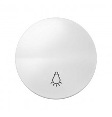 Simon 88 Клавиша для выключателя одноклавишного кнопочного с  пиктограммой  "лампа", S88, белый  88018-30  Simon