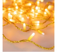 Светодиодная гирлянда ARD-STRING-CLASSIC-10000-YELLOW-100LED-MILK-FLASH Yellow (230V, 7W) (Ardecoled, IP65)  031201  Arlight