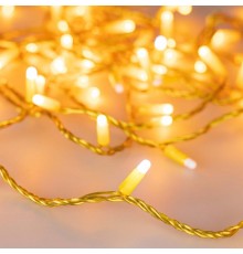 Светодиодная гирлянда ARD-STRING-CLASSIC-10000-YELLOW-100LED-MILK-FLASH Yellow (230V, 7W) (Ardecoled, IP65)  031201  Arlight