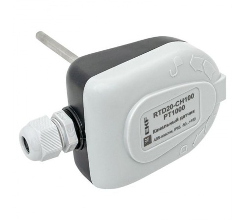 Канальный датчик температуры 100 мм  RTD20-CH100-PT1000  EKF