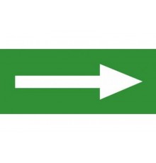 Эвакуационный знак ЭП01 Направляющая стрелка 140x280 мм  ЭП01 140280  TechnoLux