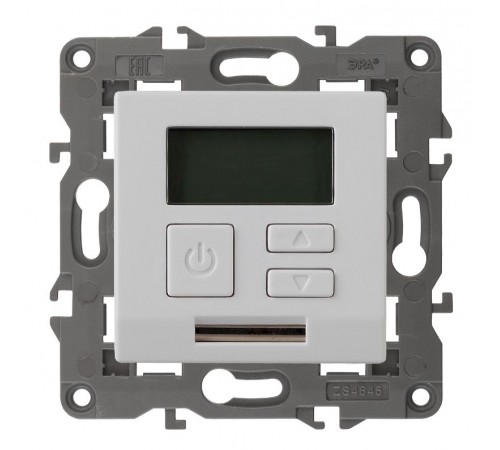 14-4111-01 Терморегулятор универс. 230В-Imax16А, IP20, Эра Elegance, белый  Б0034375  ЭРА