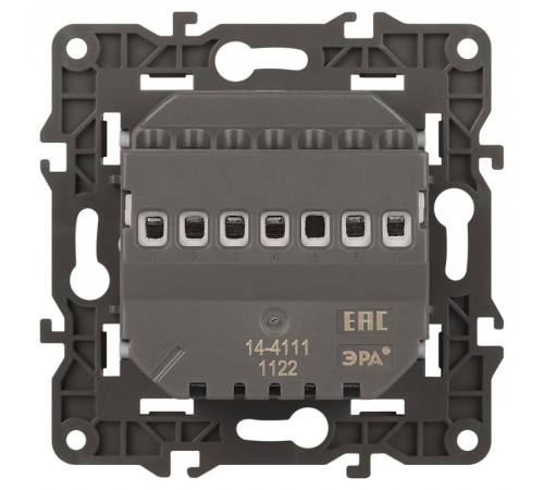 14-4111-01 Терморегулятор универс. 230В-Imax16А, IP20, Эра Elegance, белый  Б0034375  ЭРА