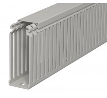 Кабель-канал перфорированный LKV 100x37x2000 мм ПВХ серый RAL7030  6178334  OBO Bettermann